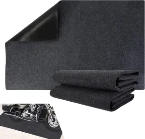 1 PC Car Repair Felt Floor Mats, 36" x 60" Garage Floor Waterproof Oil-Proof Anti-Slip Driveway Mats, Cuttable Reusable Anti-Scratch Protective Mats, Universal for Cars Motorcycles (Black)