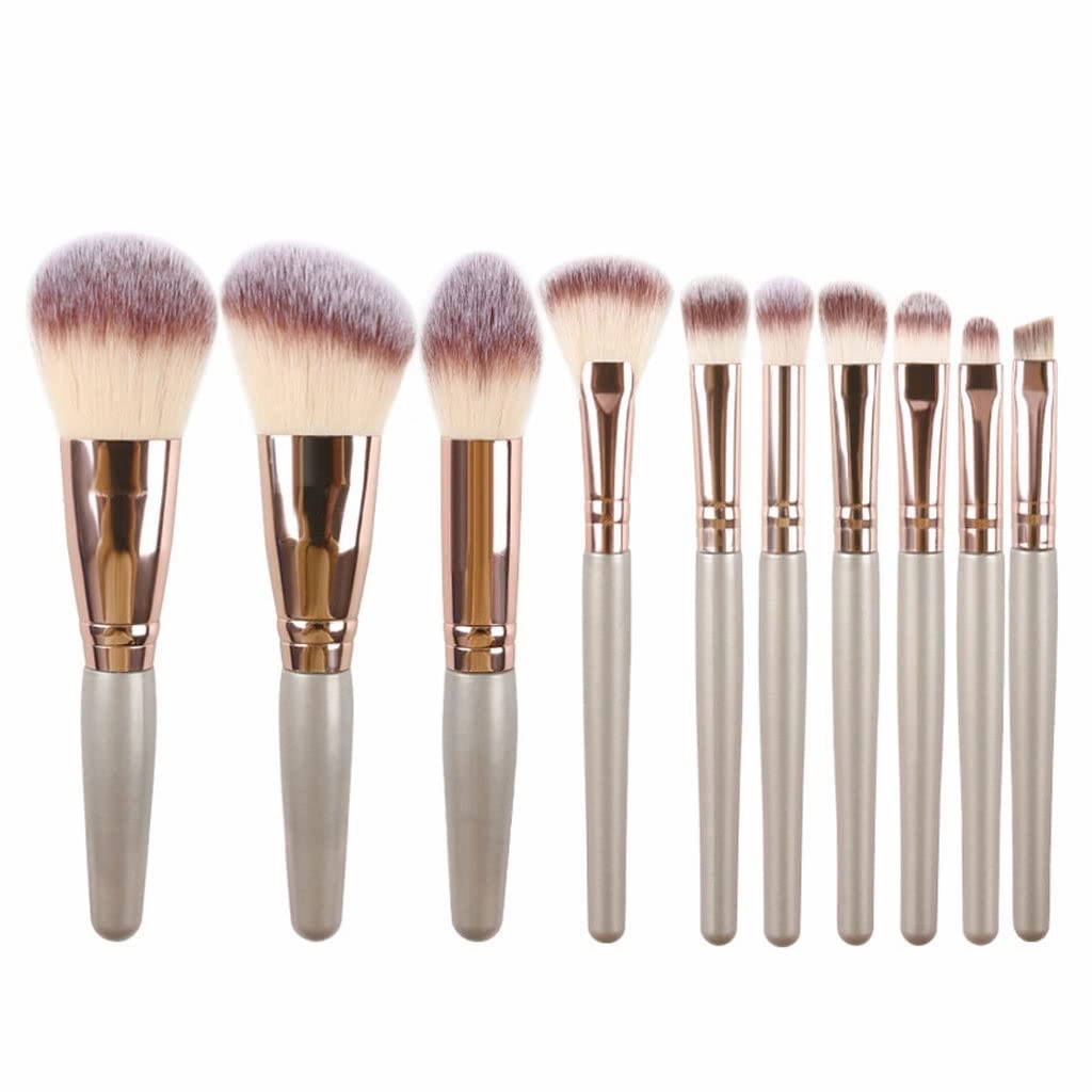 10 Mini Makeup Brushes Set Complete Blush and Eye Shadow Brushes Lip Brushes Beauty Tools