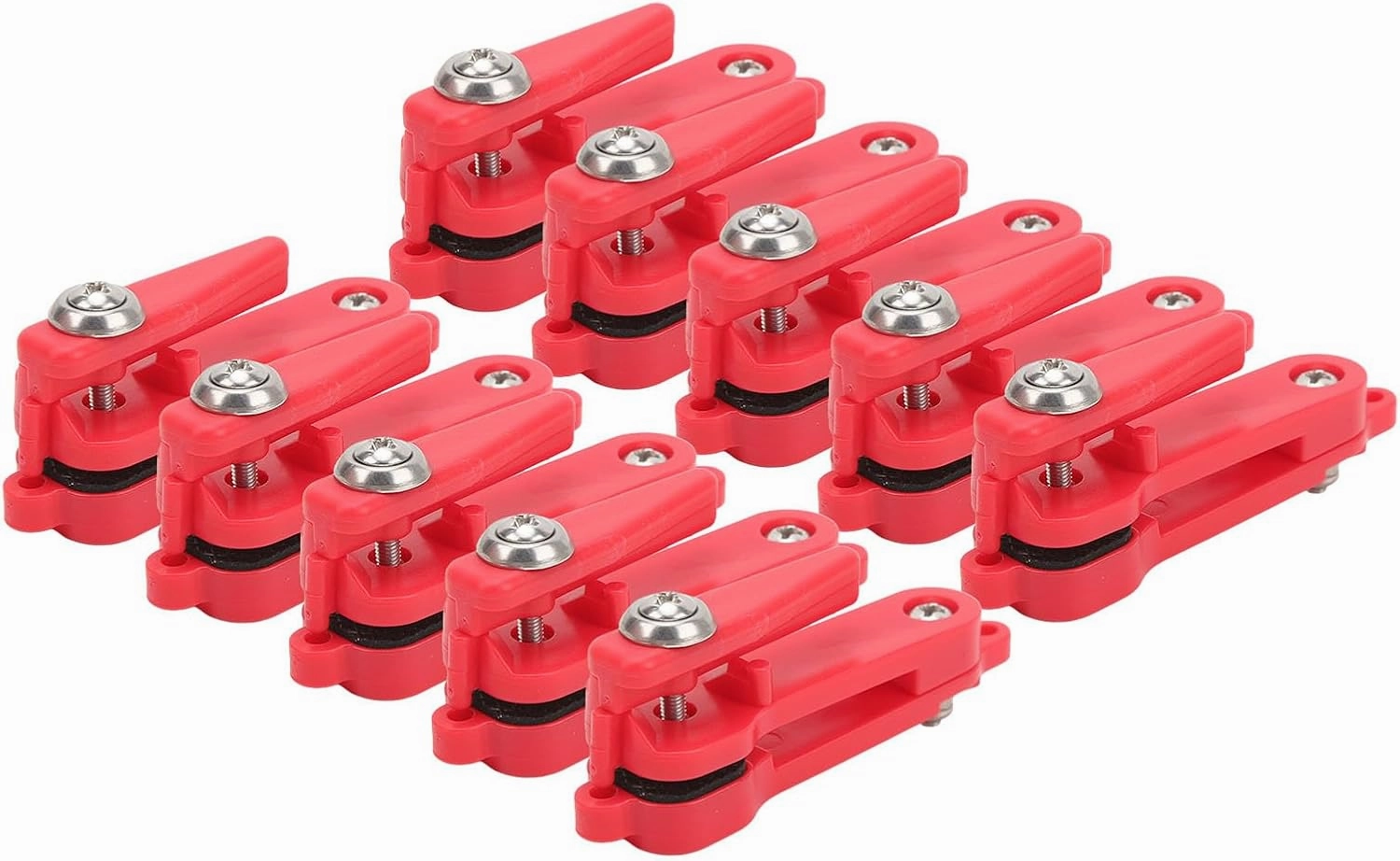 10PCS Heavy Tension Snap Release Clips Lightweight Portable Padded for Offshore Fishing Kites Planers and Outriggers-Planer Board