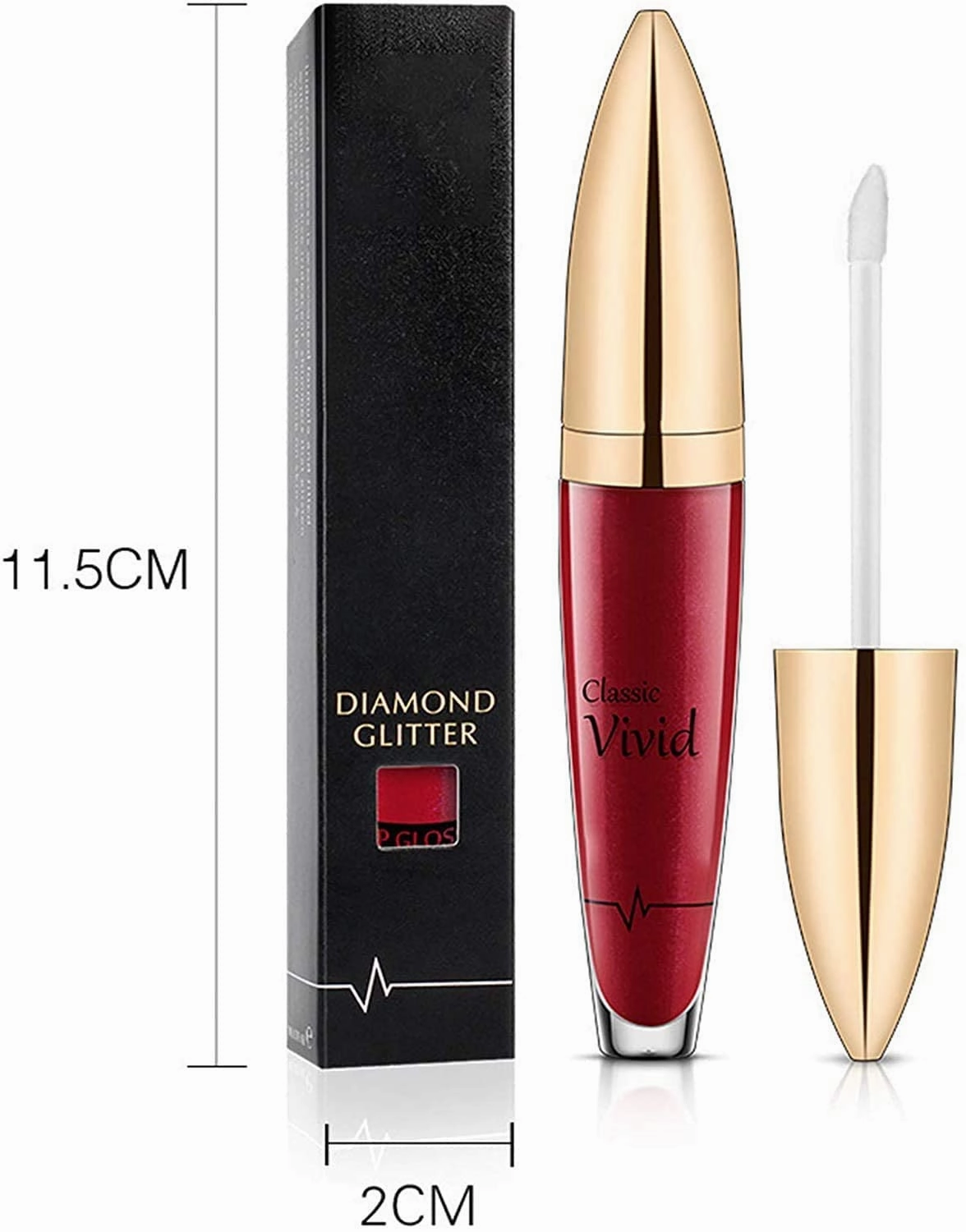 18 Color Diamond Shiny Long Lasting Lipstick,Metallic Liquid Lipstick, Long-Lasting and Waterproof, Easy to Apply and Clean,Non-Stick Shining Lip Glaze Gift for Women and Girls (01 02 03)