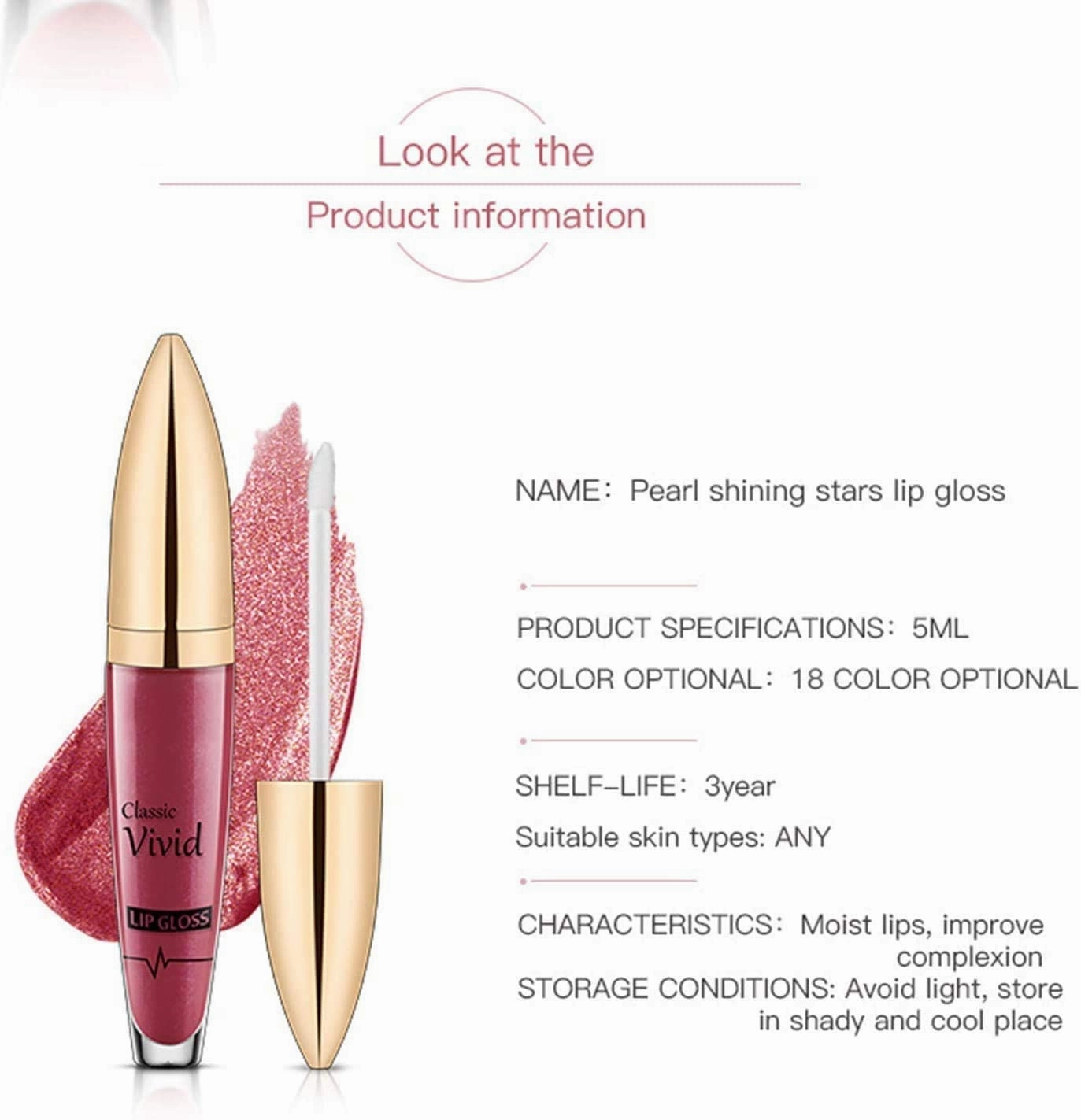 18 Color Diamond Shiny Long Lasting Lipstick,Metallic Liquid Lipstick, Long-Lasting and Waterproof, Easy to Apply and Clean,Non-Stick Shining Lip Glaze Gift for Women and Girls (01 02 03)
