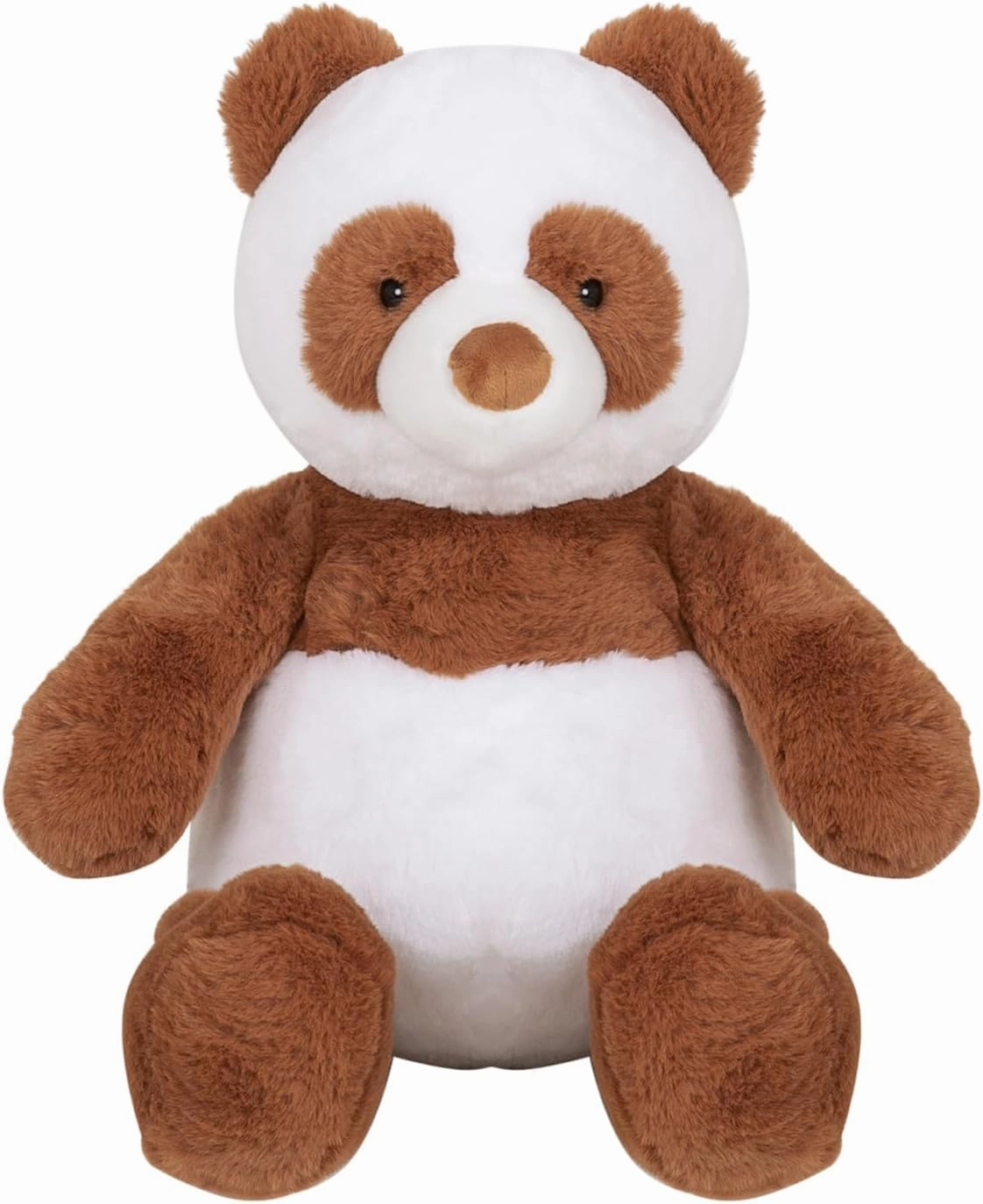 18" Panda Stuffed Animal Plush Toy Cute Soft Body Plushies Doll Kawaii Giant Panda Bear, Room Decoration Brown Bear Throw Pillow, Gift for Kids Boy Girl Birthday Valentines