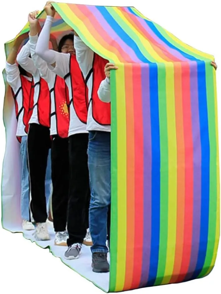 1PCS Adult Kids Teamwork Games Playing Run Mat, 4-20M Rugged | Durable | Waterproof Oxford Cloth Game Rolling Running Mat (Size : Kids-6M/20FT)