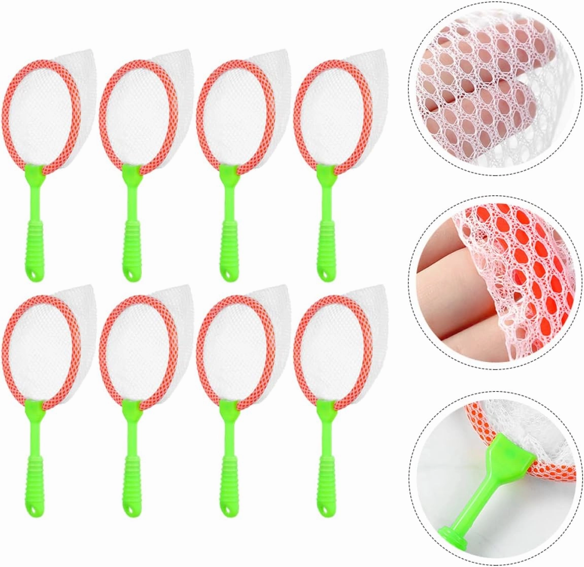 24pcs Portable Boy Girl Fishing Nets Lightweight Catchers for Outdoor Fun Design for Boys and Girls for Fishing and Butterfly Catching Adventures