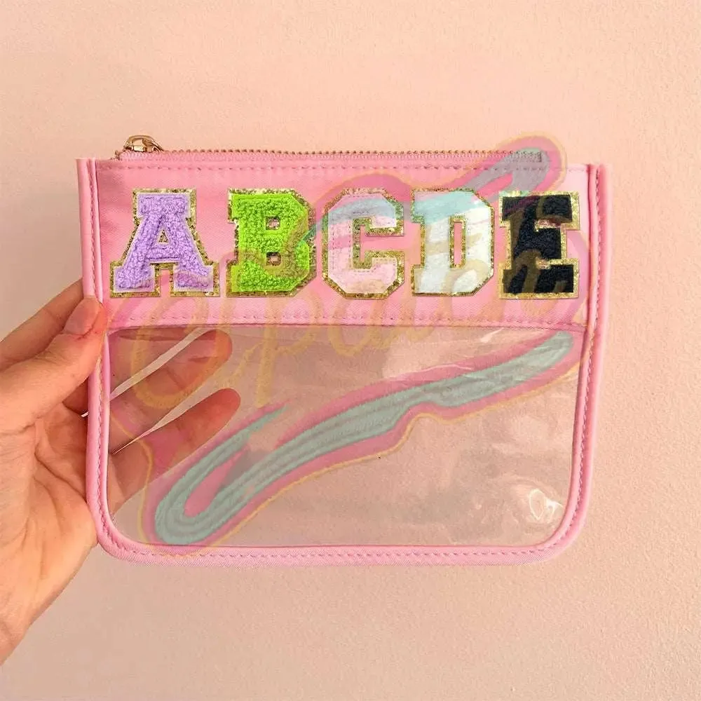 26 Alphabet Patches Letter Patches for DIY Supplies  A-Z Chenille letter embroidered iron on patches for clothes-Hat-Bag