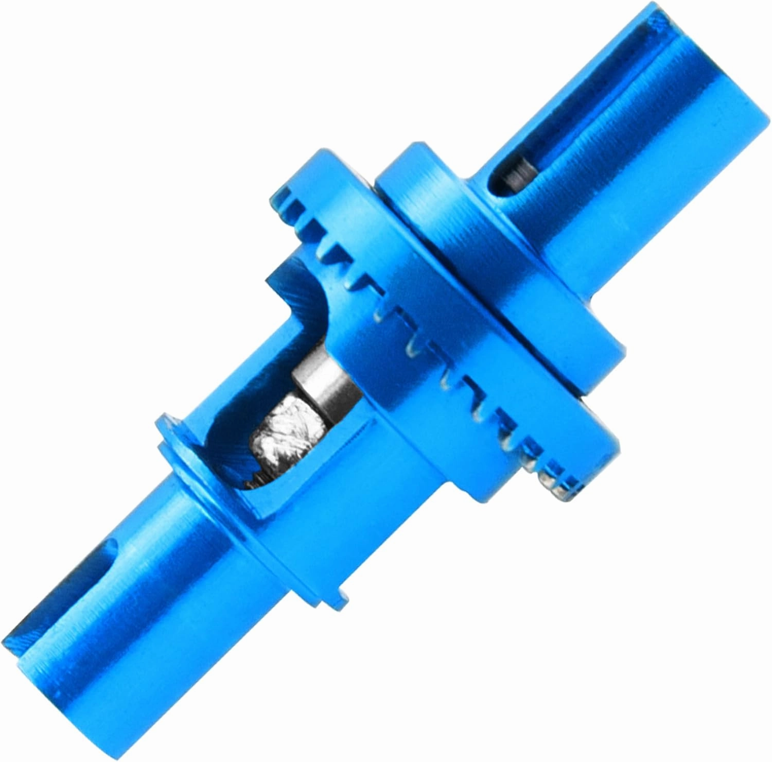2Pcs Vgoohobby Metal Ball Differential W/Bearing Upgrade Part Compatible with WLtoys 1/28 K969 K979 K989 K999 P929 P939 Mini-Q Mini-Z AWD IW04 RC Car (Blue)