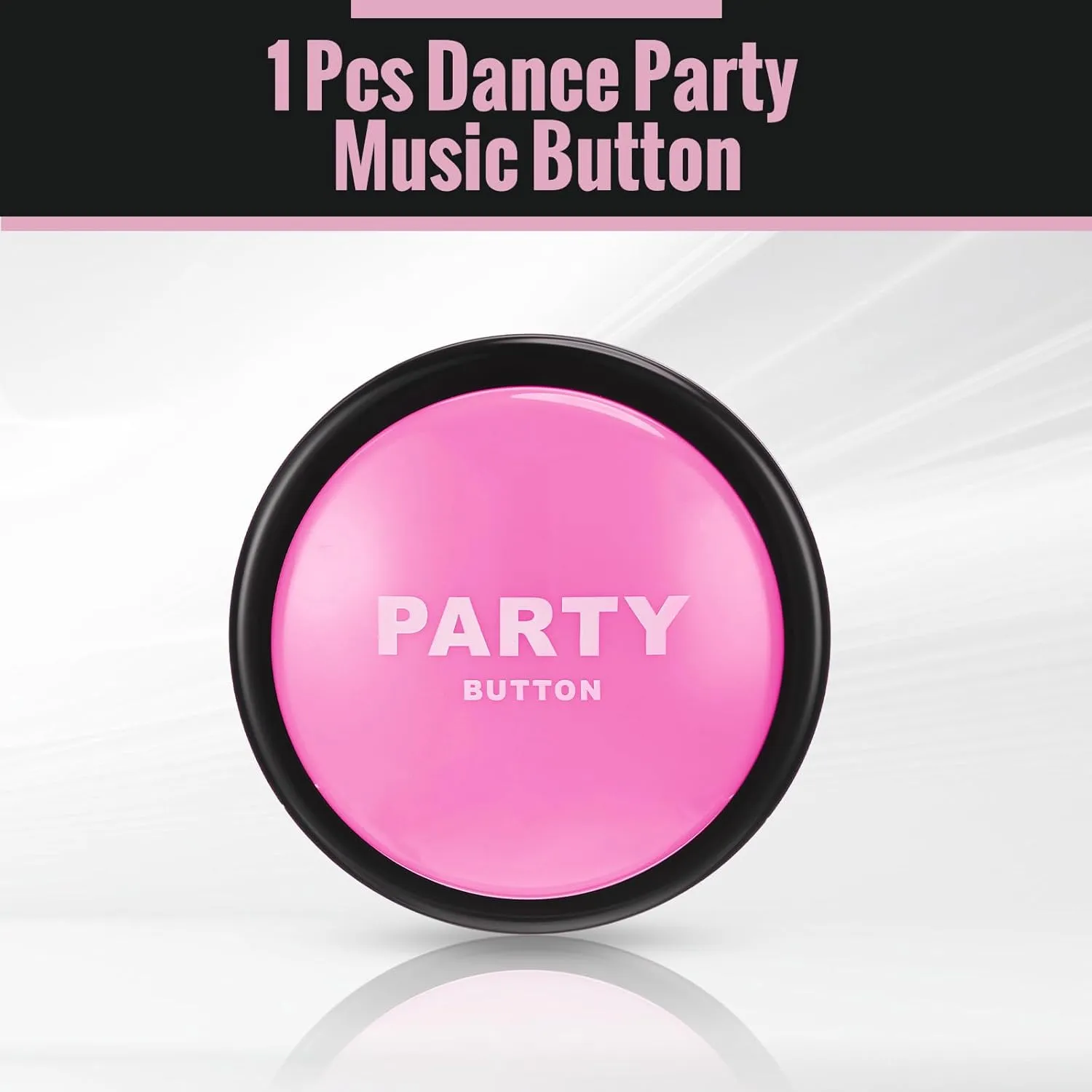 30 Second Dance Button with Music Dance Button for Party Supply Teacher Gift Office Adults Buzzers Novelty Fun Gag Toys Gadget(Pink)