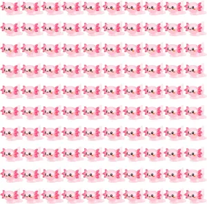 300 Pcs Pink Mini Axolotl Resin Figurine Toy Miniature Axolotl Charm Tiny Animal Figures Ornament Mini Animals Figures to Hide Dollhouse Cupcake DIY Craft Decoration School Gift Birthday Party Favor