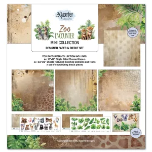 3Quarter Designs - 12x12 Mini Collection - Zoo Encounter