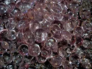 4 LBS Pink Orchid Flat Glass Marbles GEMS VASE FILLERS Fish Tank 19.99 PPD