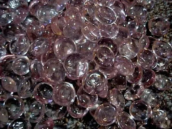 4 LBS Pink Orchid Flat Glass Marbles GEMS VASE FILLERS Fish Tank 19.99 PPD