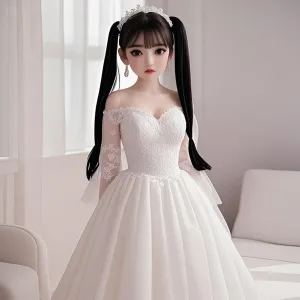 40" Female Seamless Silicone Action Figure Flexible Female Figure doll Suitable for Cosplay/ Photography/ Art TPE Bodies and PVC Heads, Wig & Adjustable Outfit Non-Picture Hair and Clothes 29lbs