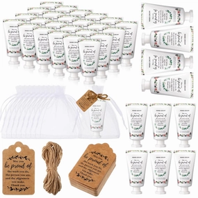 48 Sets Cna Gifts Bulk Employee Appreciation Gifts Bulk Thank You Travel Hand Cream Lotion for Staff Appreciation Inspirational Mini Lotion for Nurse Cna Week Holiday(Cute)