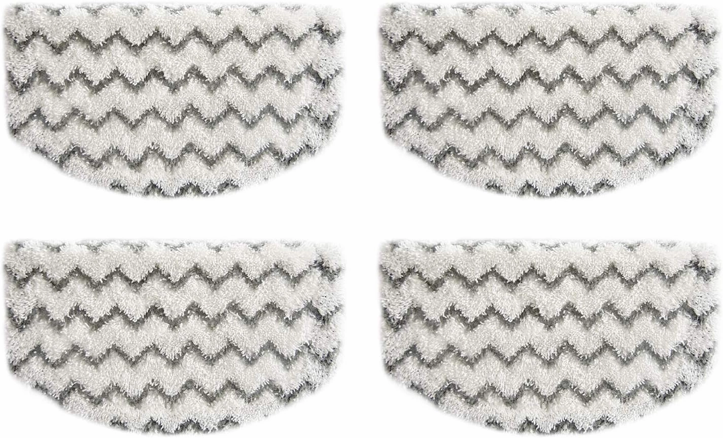 4 Pack 1940 Steam Mop Pads for Bissell PowerFresh Steam Mop 1806 1544 1440 2075A 2685A Series, Model 19402 19404 19408 1940a 1940q 1940t B0006 B0017 Replacement Parts, Microfiber Washable, Reusable