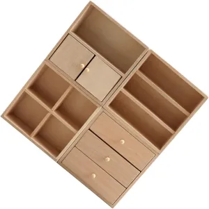 4pcs Miniature Wooden Cabinet Dollhouse Furniture Realistic Miniature Bookshelf for DIY Decor Flexible Use in Model Displays Photography Props Great Solid Wood Construction