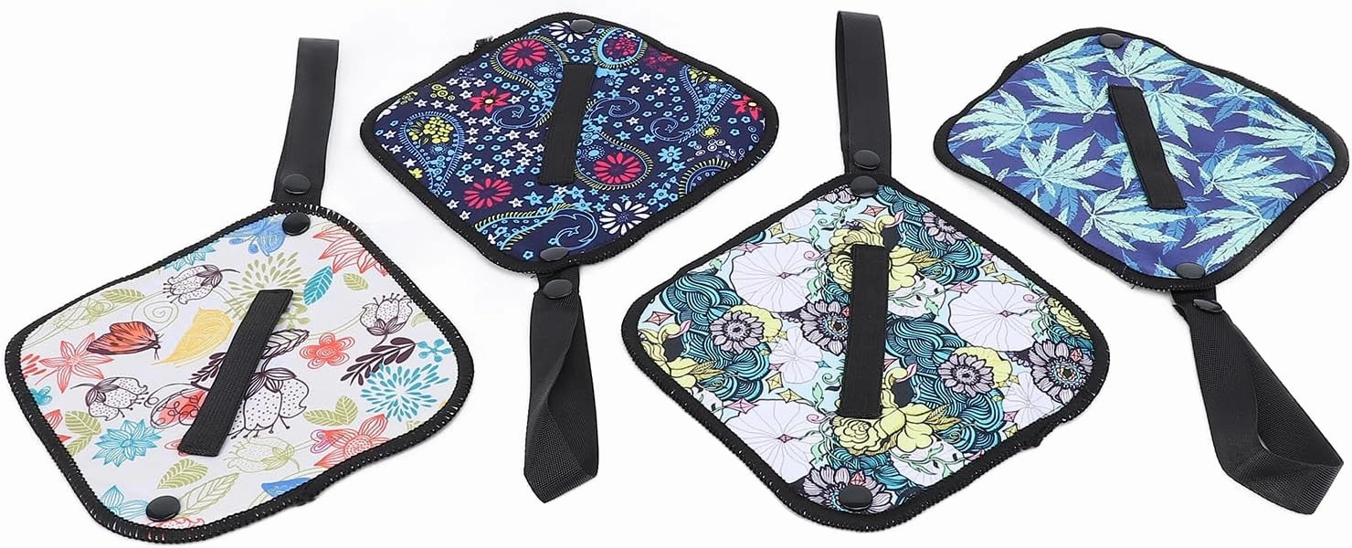 4PCS Pee Cloth for Women Hiking Outdoor, Soft Absorbent Pee Rag, Camping Reusable Toilet Paper Washable, Hygienic Female Urination Solution for Hiking Travel Outdoor Use