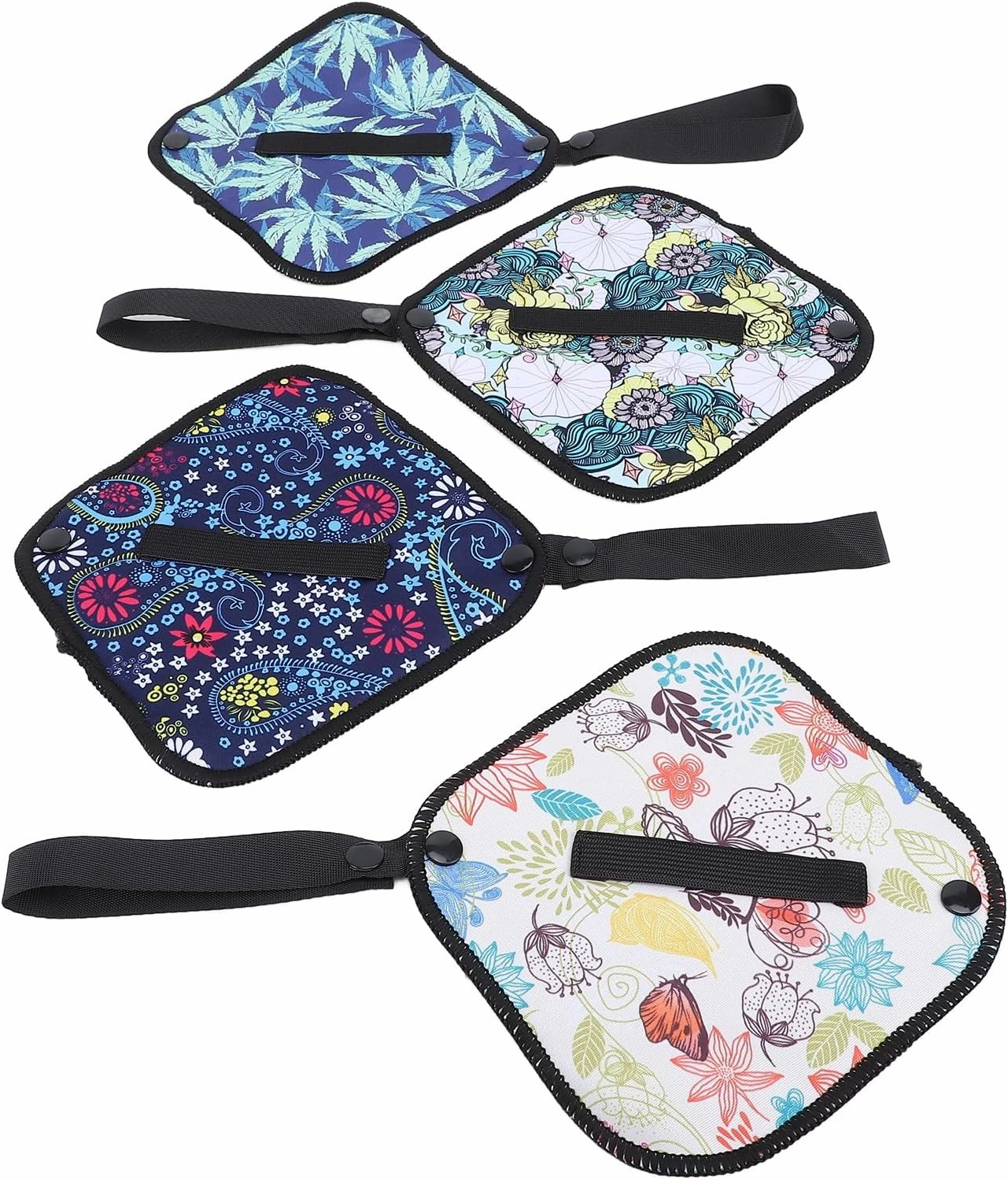 4PCS Pee Cloth for Women Hiking, Reusable Camping Cloth Toilet Paper Washable, Super Absorbent Pee Rag for Women Travel Outdoor Hiking Backpacking
