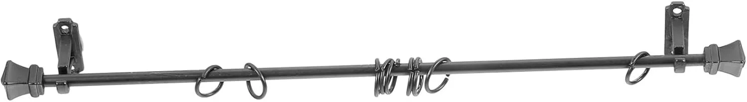 4sets Ornamental Curtain Rod for Dollhouse Sturdy Desktop Curtain Pole Window Decor for Bedrooms Kitchens for House Accessories Creative Projects