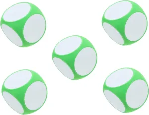 5pcs Large Blank Dice for Games Jumbo Dice Lightweight Versatile for Parties Classroom Activities and Lottery Draws Game Props