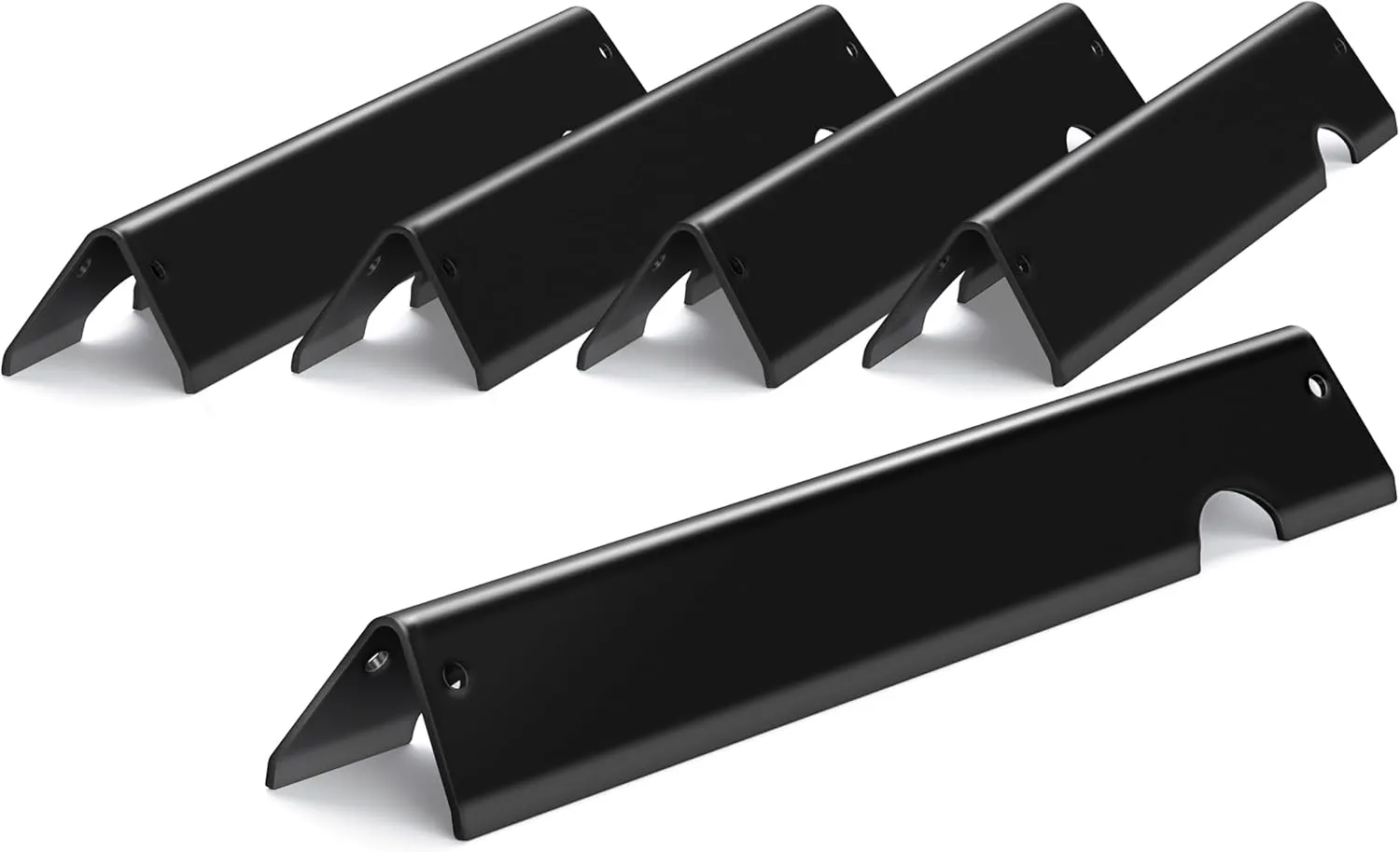 66795 GS4 Flavorizer Bars for Weber Genesis II Grill Parts, 17” Flavor Bars for Weber GS4 Genesis II 300 E-310 E-315 E-335 LX-340 Replacement Parts, Full 16GA Upgraded Porcelain-enameled Steel, 5 Pack