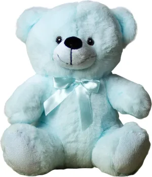 9-Inch Baby Blue Teddy Bear Stuffed Animal Soft Plush Cuddly Toy for Kids for Birthday Baby Shower Valentine’s Day Christmas Hugging Bear for Boys Room Nursery & Collectors
