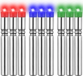 9 Pcs Fishing LED Bobber Light Replacement for Lures Fishing Glow Sticks Night Fish Light up Bobbers Floats and Rod Tips