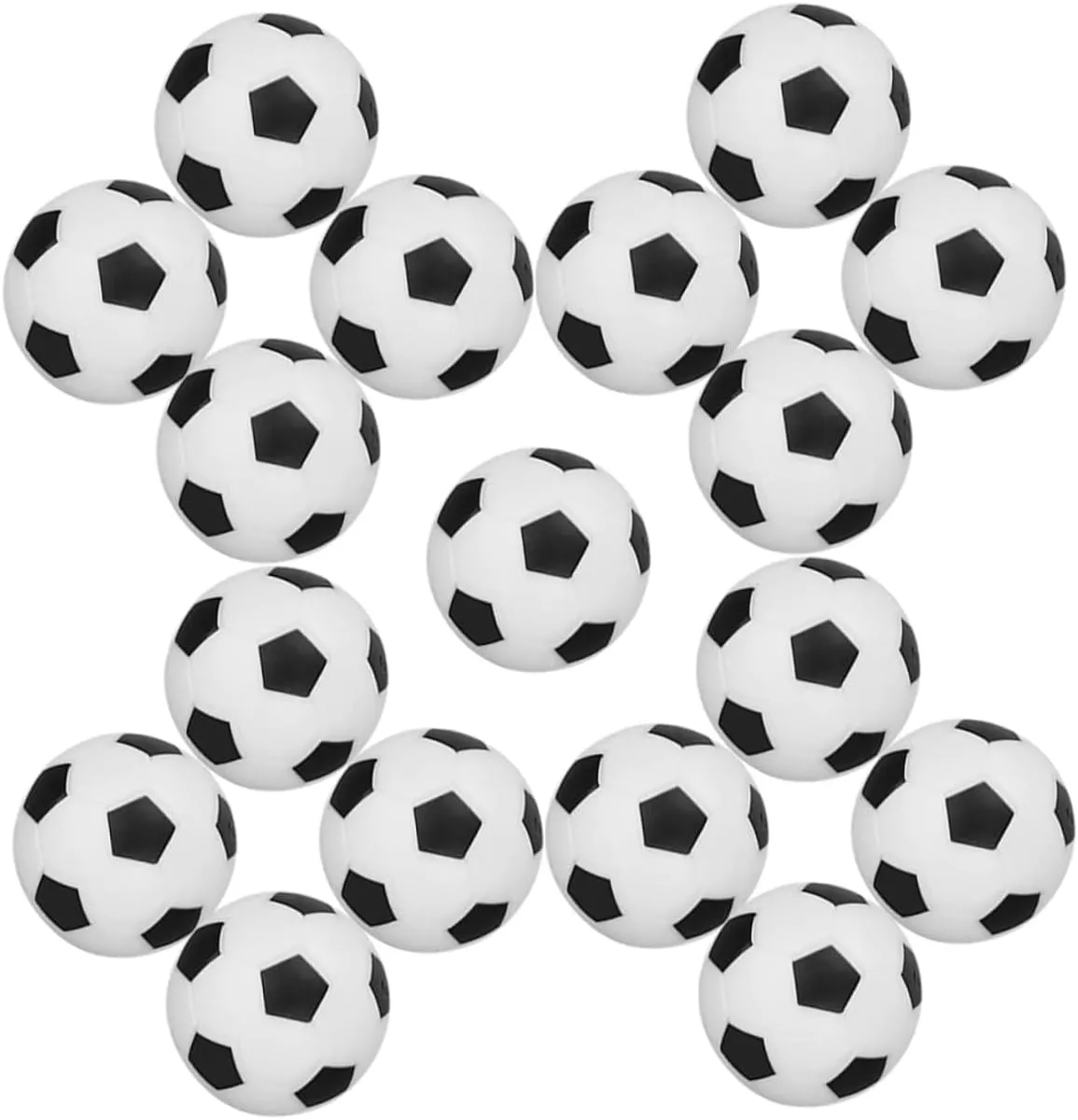 Abs Mini Soccer Ball Set 30pcs Soccer Toys Realistic Sports Balls Perfect for Playroom