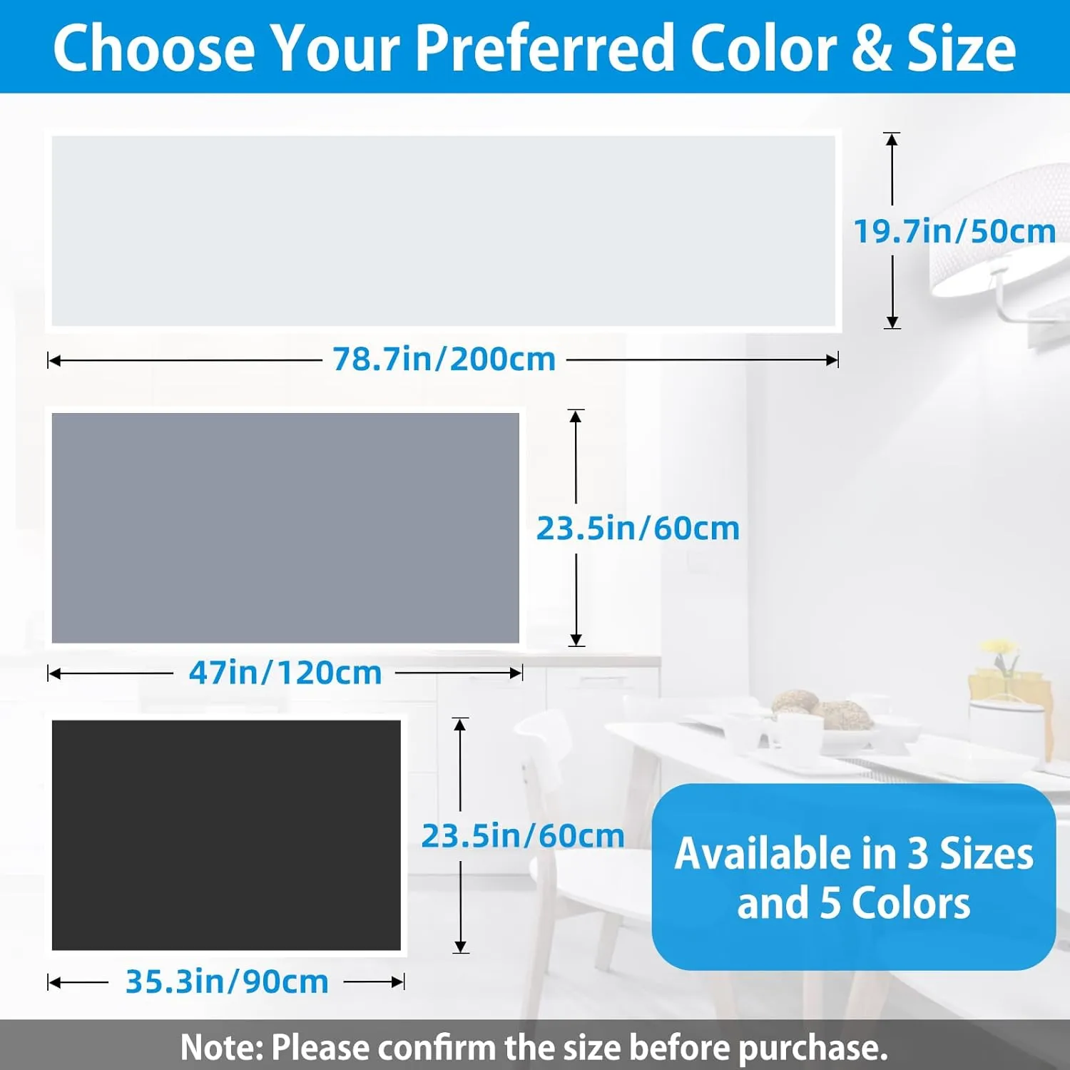 AECHY Extra Large Silicone Mat 35.3"x23.5"x0.08", Multipurpose Silicone Mat Thick Heat Resistant Mat Shipped Rolled Up Kitchen Counter Mat Nonslip Silicone Mats for Kitchen Counter Translucent
