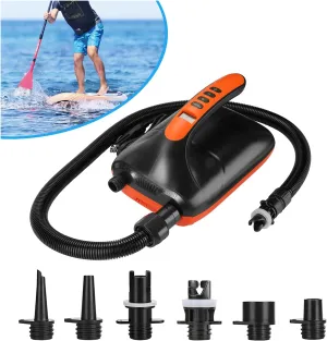 AGPTEK Paddle Board Pump, 20PSI Digital Electric Air Pump for Inflatables Sup Pump, 12V DC Car Connector, Intelligent Dual Stage & Auto-Off Function, Great for Paddle Boards, Inflatable Boats, Kayaks