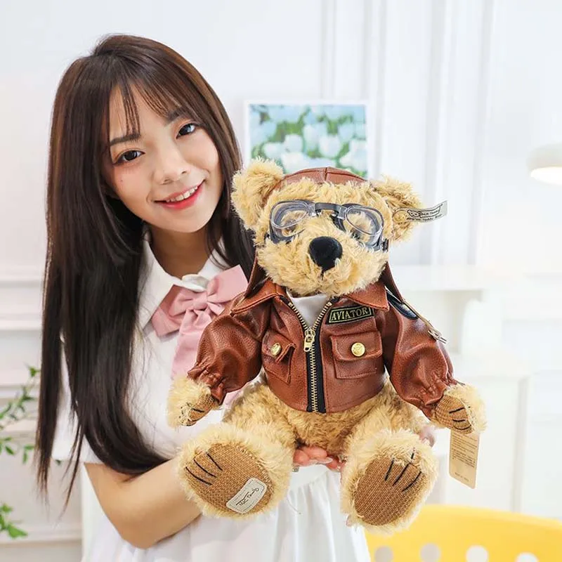 Air Force Fighter Pilot Teddy Bear Plush Toy