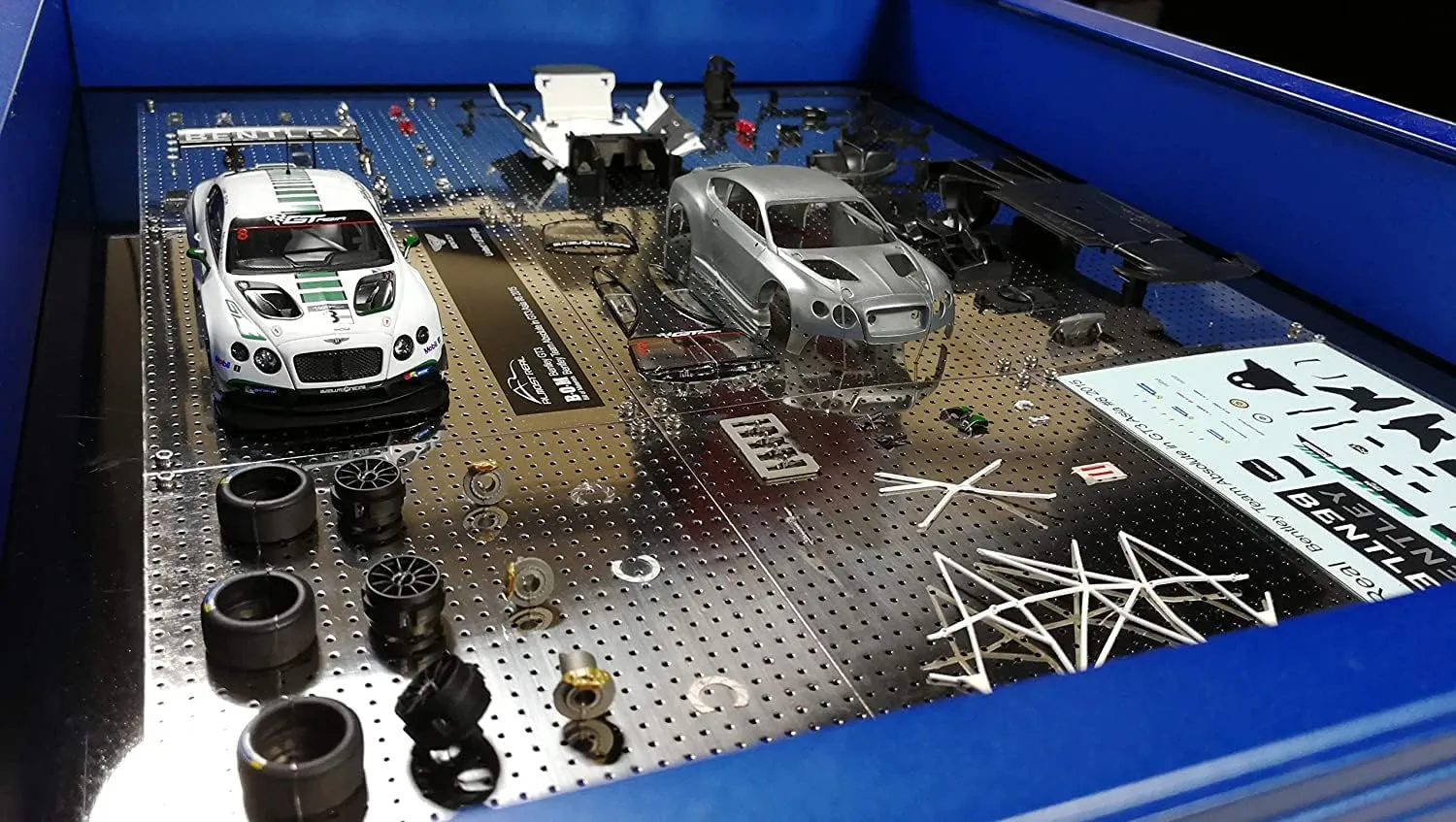 Almost Real 430307 B.O.M. Bentley GT3 Bentley Team Absolute in GT3 Asia #8-2015 1/43 Scale Finished Mini Car