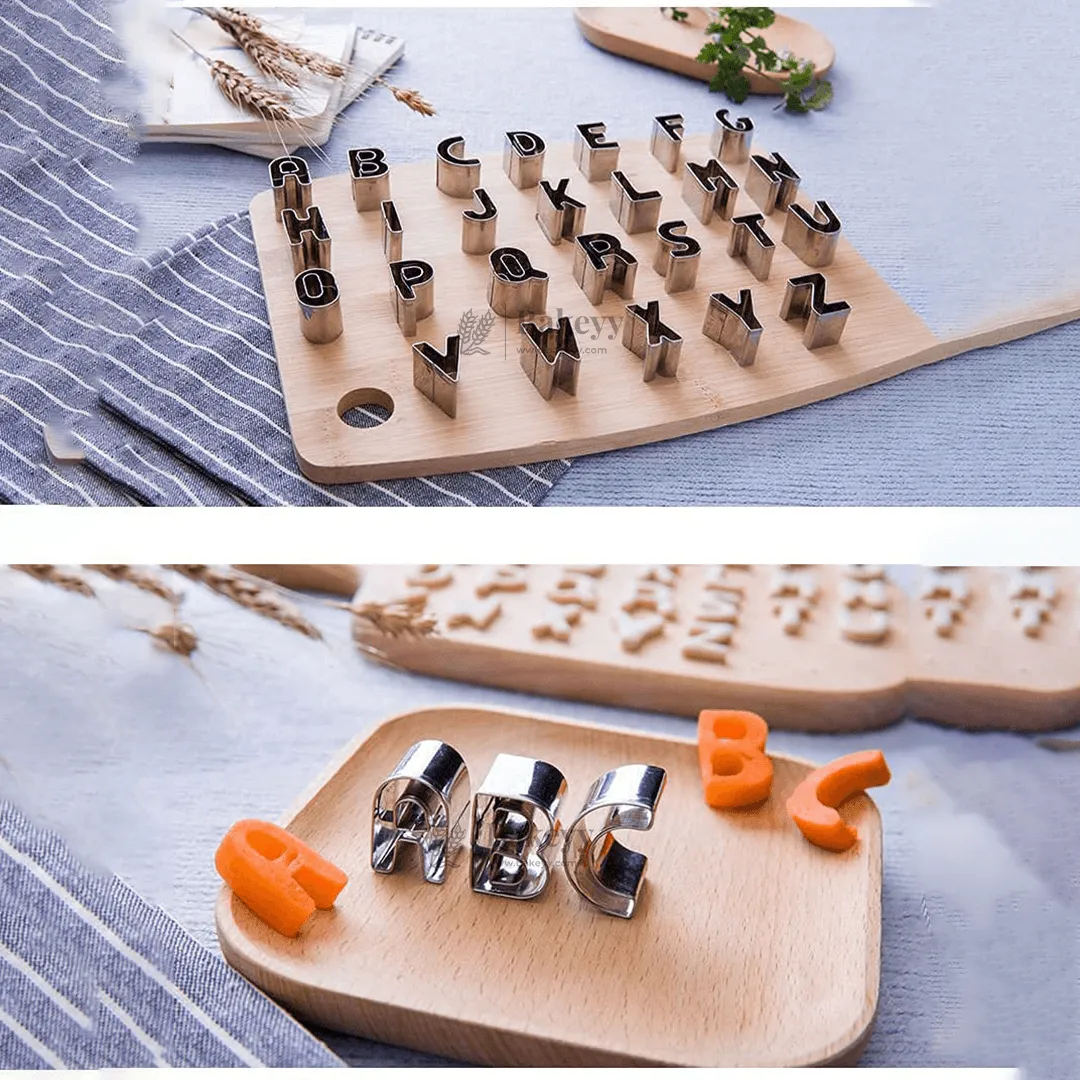 Alphabet and Number Cookies Cutter Set of 36