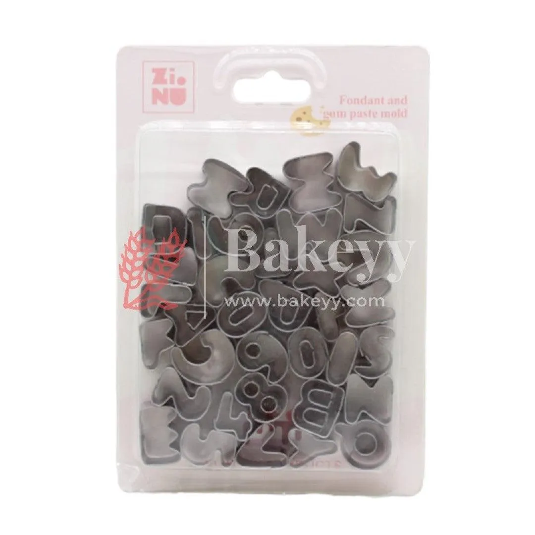 Alphabet and Number Cookies Cutter Set of 36