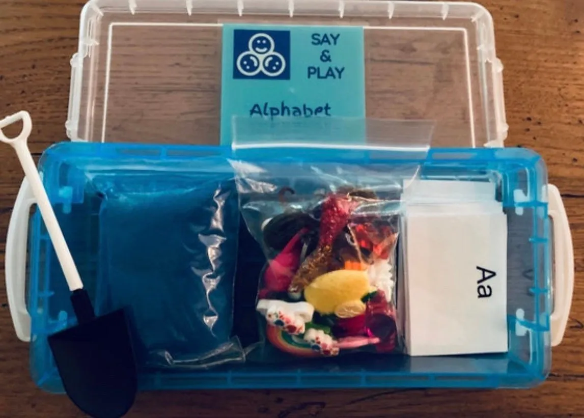 Alphabet Objects Spanish with Sensory Play Beginning Sound Objects in Spanish Montessori Bilingual Speech Therapy Mini Objects