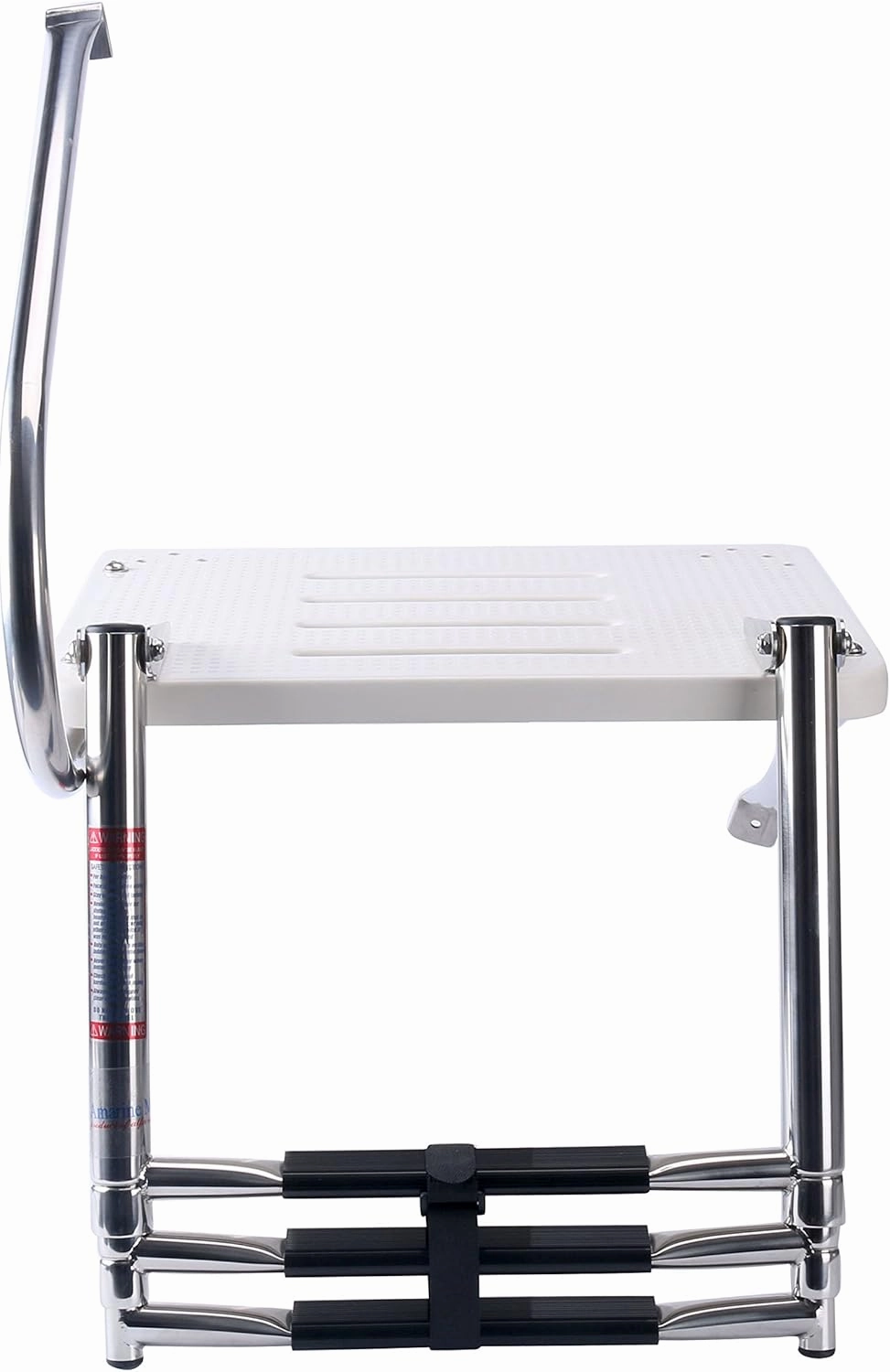 Amarine Made Boat Out-Board Outboard Swim Fiberglass Platform with 3-Steps Ladder