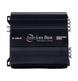 American Bass Godfather 1500.1 Class D High Performance Digital Monoblock Amplifier