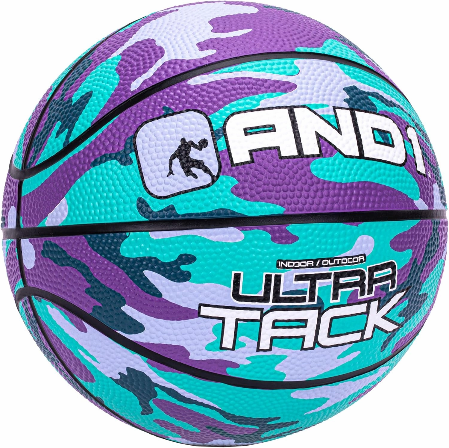 AND1 Mini Basketball 3 Pack Set for Kids (Deflated w/Pump Included): - Size 3 7-Inch Premium Youth Size Basketballs, Easy to Grip