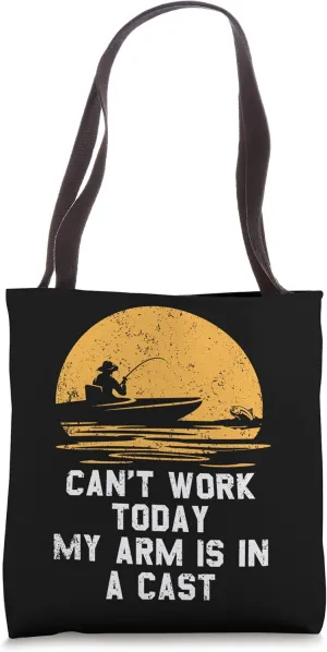 Angler Gypsum Bandage Fisherman Tote Bag