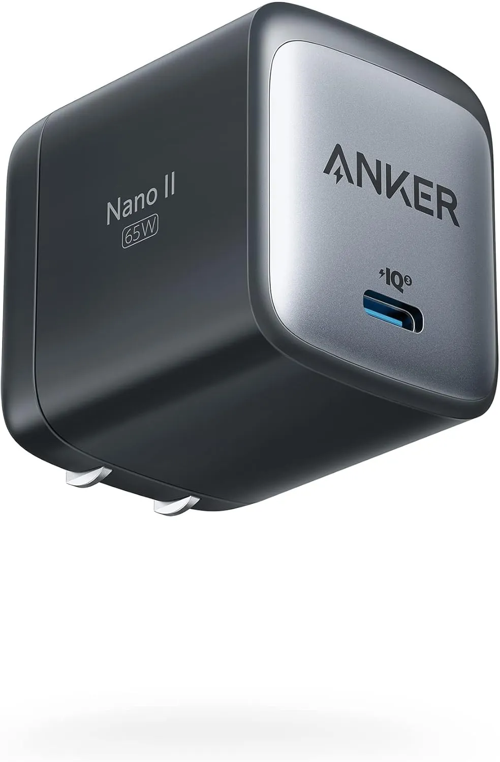 Anker Nano USB C Charger,65W GaN II PPS Fast Compact Foldable Charger for MacBook Pro, Galaxy, Dell, iPhone 15, iPad Pro, and More