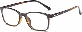 ANRRI Blue Light Blocking Glasses Anti Eyestrain UV Filter Computer Game Eyeglasses Lightweight Tortoise Frame