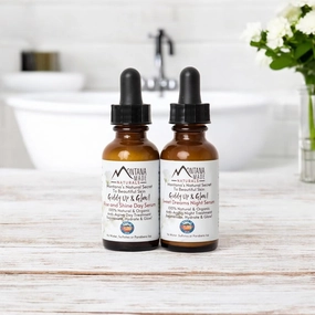 Anti-Aging Skin Care Set, Day & Night Face Serums Non Toxic Organic -hyaluronic Acid serum Vitamin A - face Natural moisturizer Anti Aging Hydrating - Niacinamide, VIT A, C & E 1oz Each