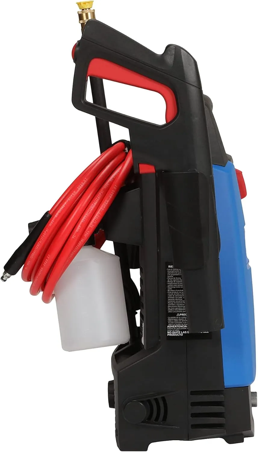 AR Blue Clean BC111HS Electric Pressure Washer-1600 PSI, 1.7 GPM, 12.5 Amps Bayonet Connect Accessories, On Board Storage, Portable Pressure Washer, High Pressure, Car washer, Siding, Driveways, Patio