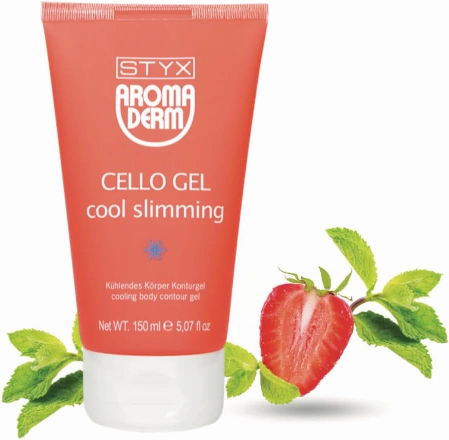 Aroma Derm STYX Cello Gel Cool Slimming - Cooling Anti-Cellulite Effect 5.07 Fl. Oz. (150 ml), Pack of 6