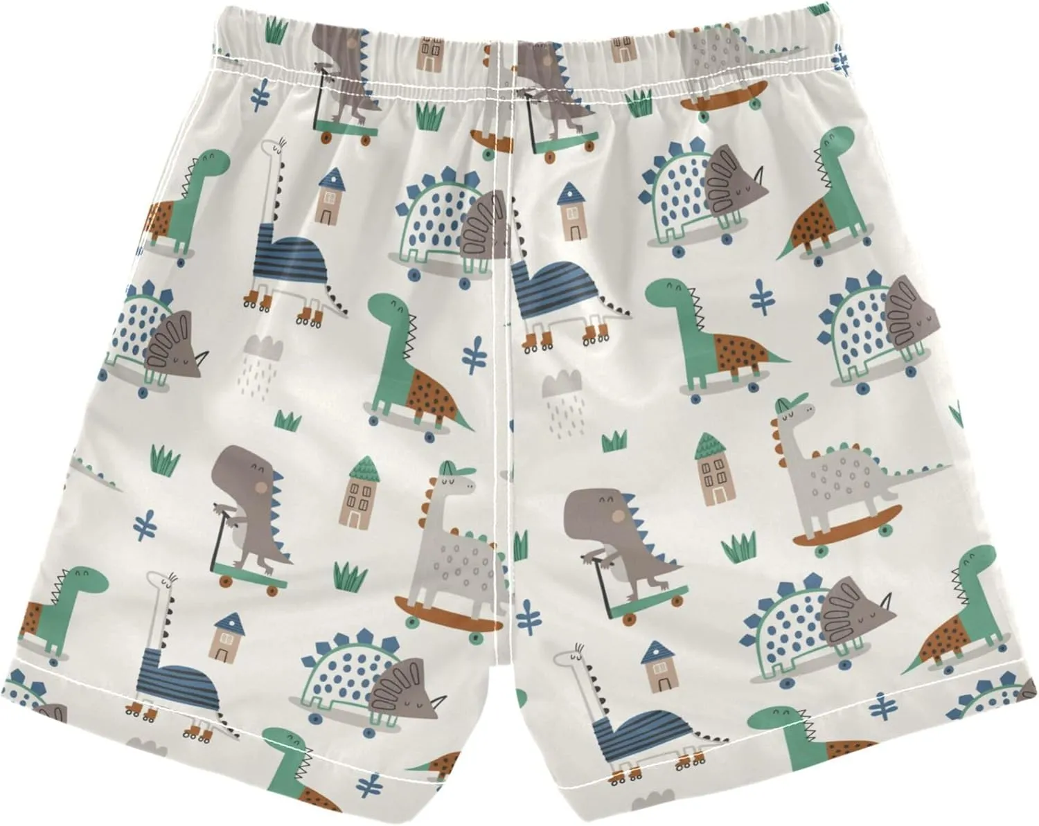 Aslsiy Boys' Swim Trunks Boys Beach Board Shorts Girls Girls Quick Dry Swimwear 2-12T