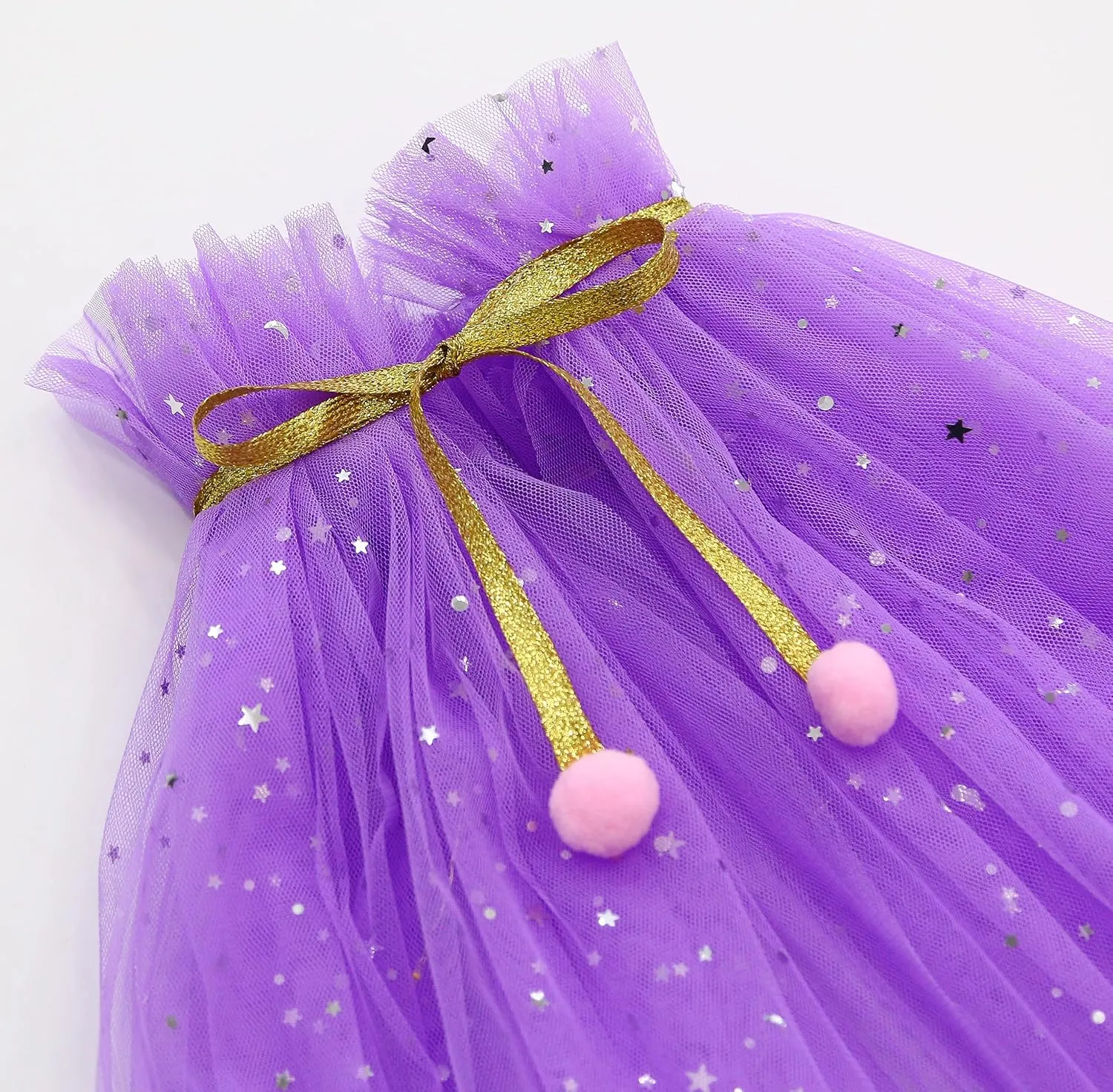 Avady Light Up Princess Cape Set Toys Princess Dress Up Clothes for Little Girls Halloween Christmas Birthday Gift