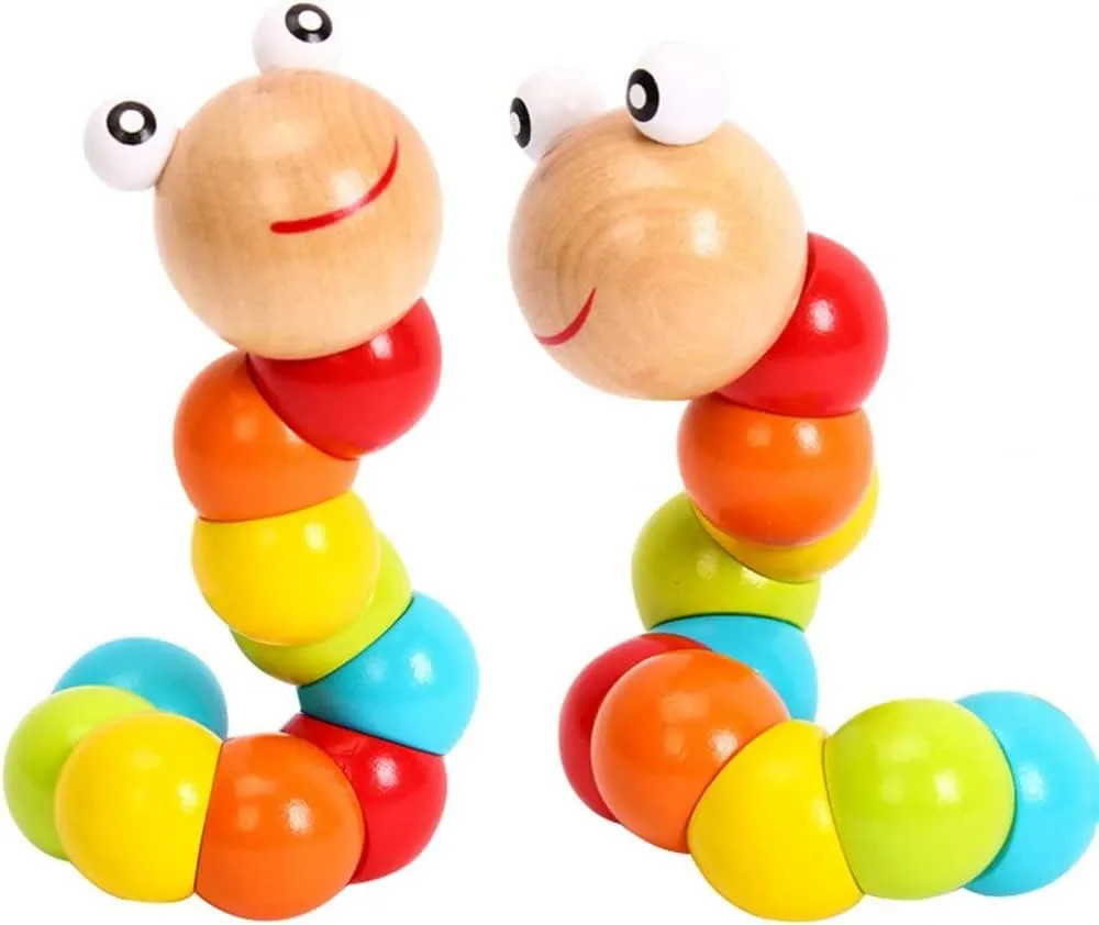 Baby Toys 6 to 12 Months, 12-18 Months, 0-3-6 Months Developmental, Tummy Time Toys Crawling Toys - Infant Toys - Twisting Baby Boy and Baby Girl Toys (2 Pack) (Rainbow)