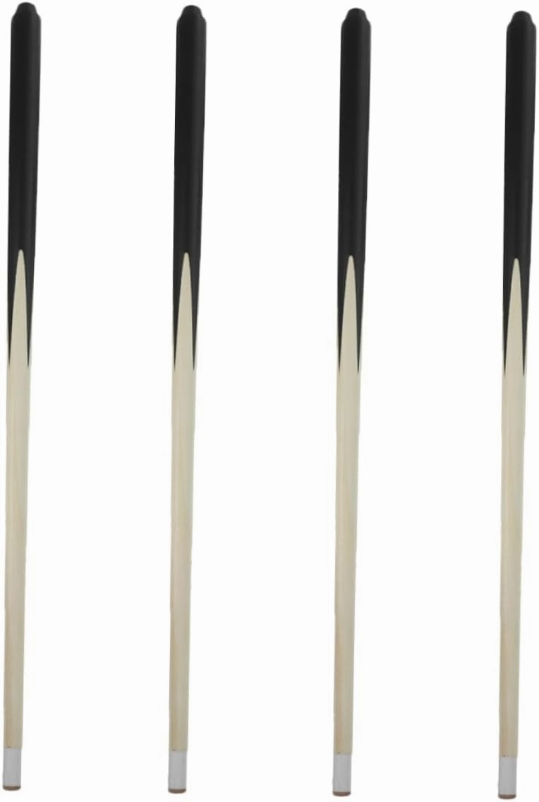 Balacoo 4Pcs Mini Pool Stick for Short Billiard Rod Durable Design for Young Players Portable and Easy to Store for Boys for Billiards Fun