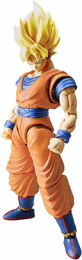 Bandai Spirits Figure-Rise Standard Super Saiyan Son Goku (New Pkg Ver) Dragon Ball Z, Multicolor