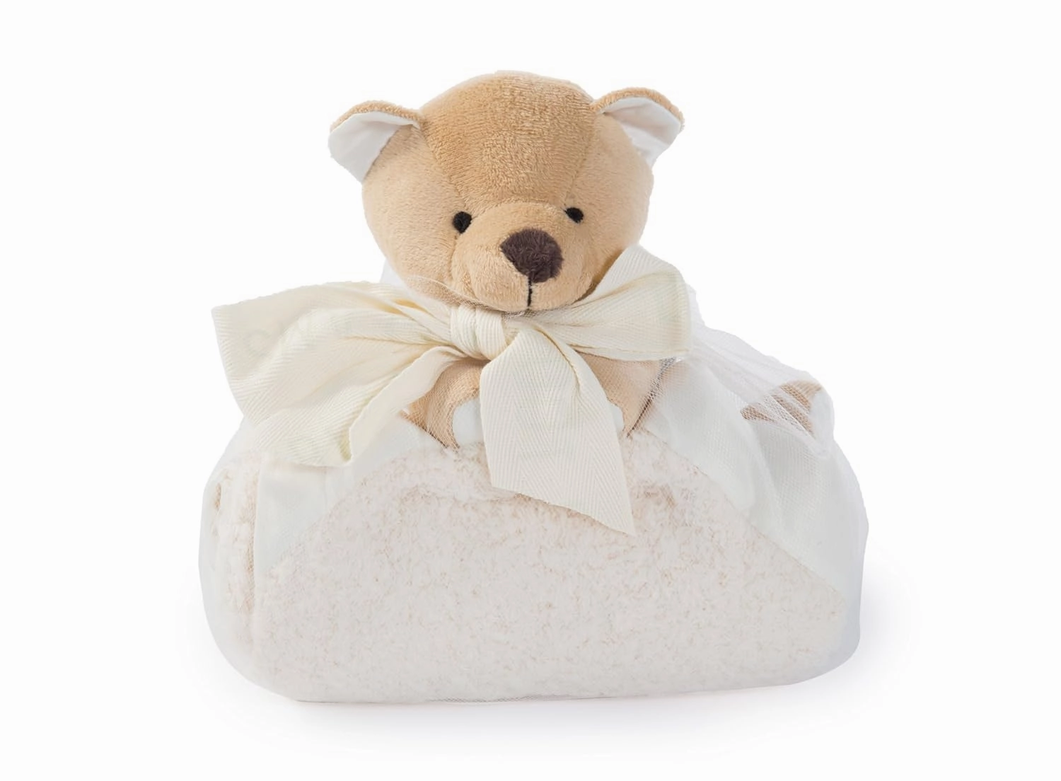 Barefoot Dreams CozyChic Barefoot Buddie - Cream/Bear