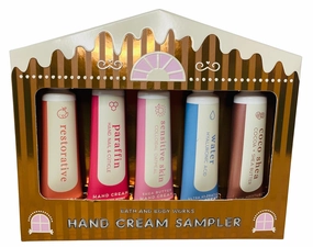 Bath & Body Works Assorted Hand Cream Mini Gift Set - Restorative, Water, Shea, Sensitive, and Paraffin - Set of 5